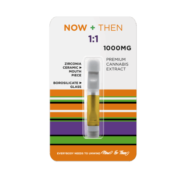 NOW + THEN THC+CBD 1:1 510 VAPE CART | 1G