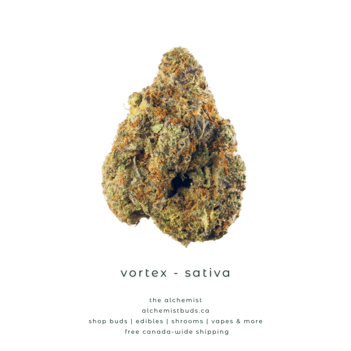 shop alchemistbuds.ca for best price on vortex strain